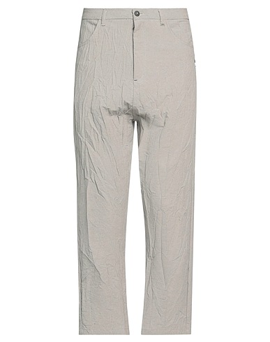 NOSTRASANTISSIMA Casual trouser Beige 100% Cotton, Elastane