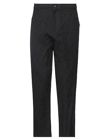 NOSTRASANTISSIMA Casual trouser Black 100% Cotton, Elastane
