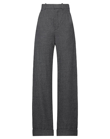 ANN DEMEULEMEESTER Casual trouser Lead 100% Virgin Wool