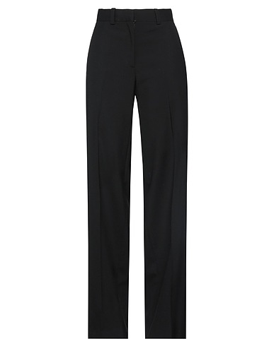 QUIRA Casual trouser Black 100% Virgin Wool