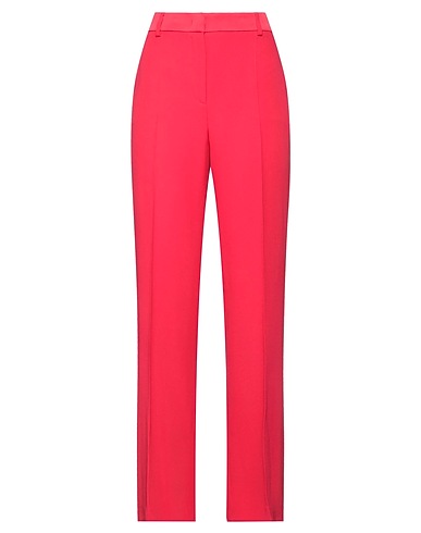 ALBERTA FERRETTI Casual pants Red 74% Acetate, 26% Viscose