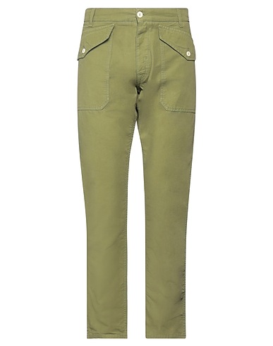 2W2M Casual trouser Military green 100% Cotton