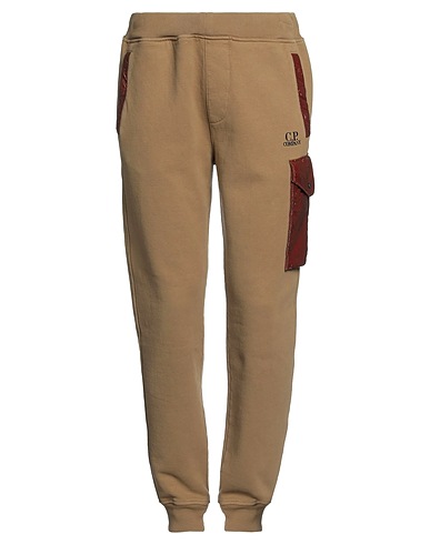 C.P. COMPANY Casual trouser Khaki 100% Cotton, Polyamide