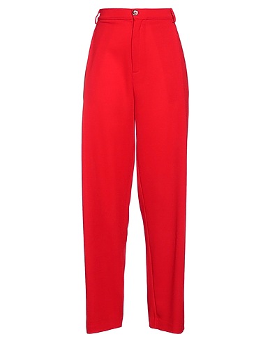 EDOARDO GALLORINI Casual trouser Red 100% Wool