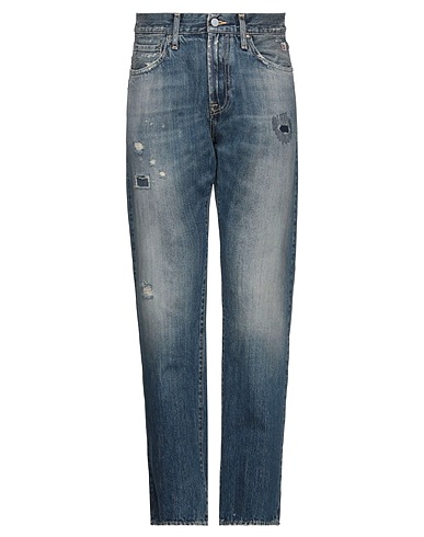 ROŸ ROGER'S Denim pants Blue 100% Cotton