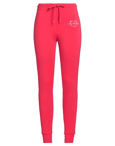 LOVE MOSCHINO Casual pants Fuchsia 47% Cotton, 47% Modal, 6% Elastane