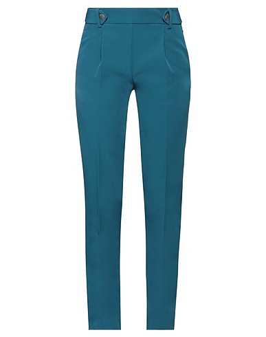 YOON Casual pants Deep teal 90% Polyester, 10% Elastane