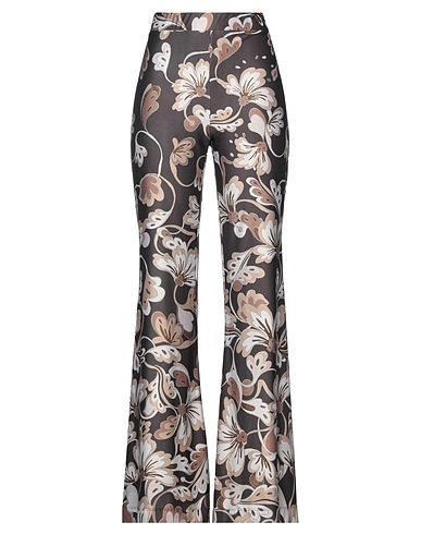 MALÌPARMI Casual trouser Charcoal 86% Polyester, 14% Elastic fibres