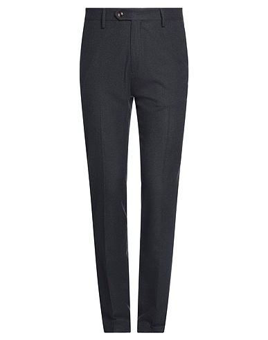 EXIBIT Casual trouser Navy blue 38% Viscose, 27% Polyester, 20% Acrylic, 10% Wool, 5% Other Fibres