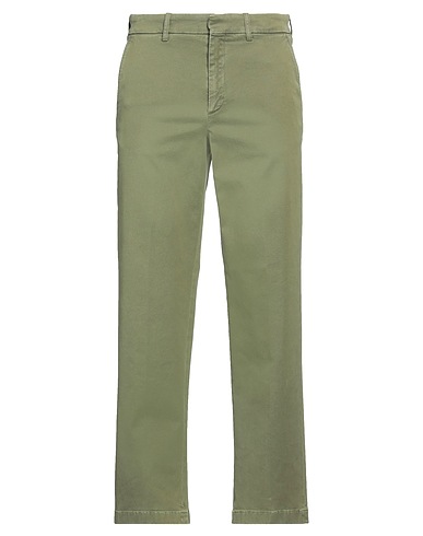 DEPARTMENT 5 Casual trouser Military green 98% Cotton, 2% Elastane