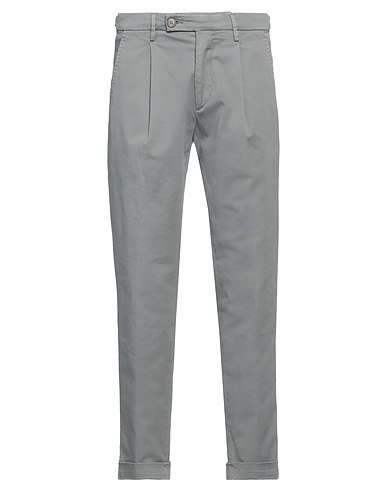 MICHAEL COAL Casual trouser Grey 98% Cotton, 2% Elastane