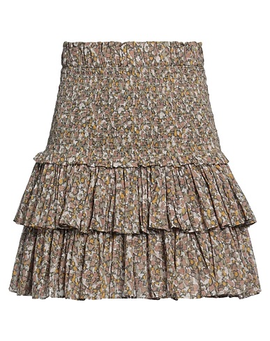 MARANT ÉTOILE Mini skirt Khaki 100% Organic cotton