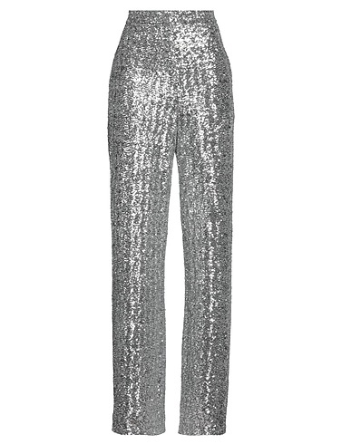 MSGM Casual trouser Silver 100% Polyester