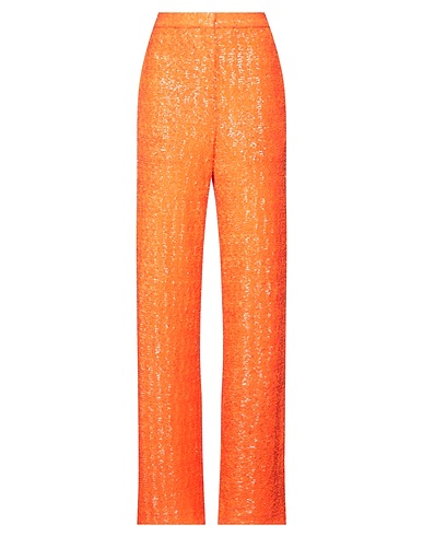 MSGM Casual pants Orange 100% Polyester