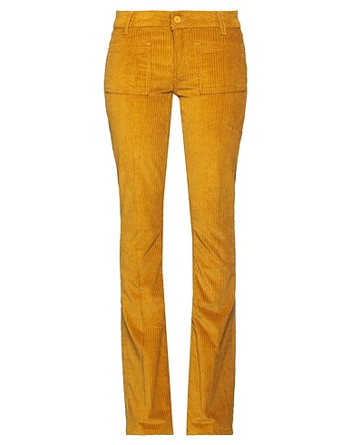 DONDUP Casual pants Mustard 98% Cotton, 2% Elastane