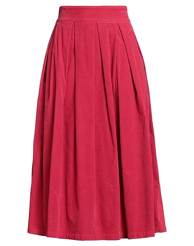 DEPARTMENT 5 Midi skirt Fuchsia 98% Cotton, 2% Elastane