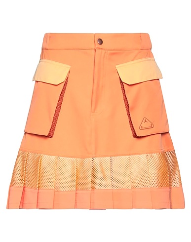 JORDAN Mini skirt Orange 100% Polyester