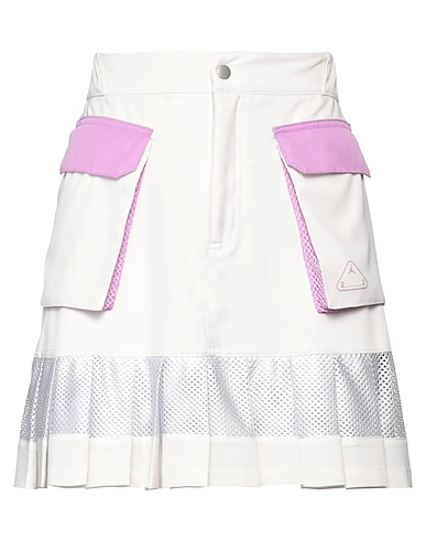 JORDAN Mini skirt Ivory 100% Polyester