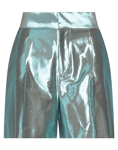 SAULINA Milano Shorts & Bermuda Turquoise 86% Viscose, 14% Metallic Polyester, Cotton