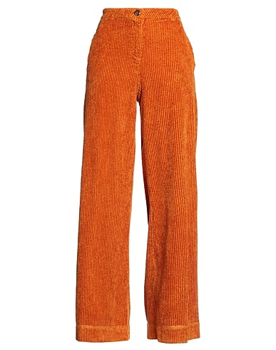 SHAFT Casual trouser Orange 50% Viscose, 48% Cotton, 2% Elastane