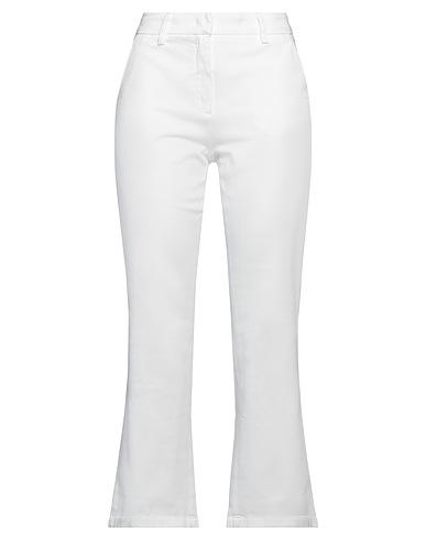 DEPARTMENT 5 Casual pants White 98% Cotton, 2% Elastane