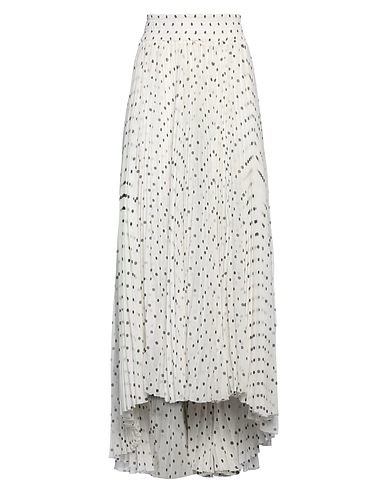 BALMAIN Maxi Skirts White 100% Polyester