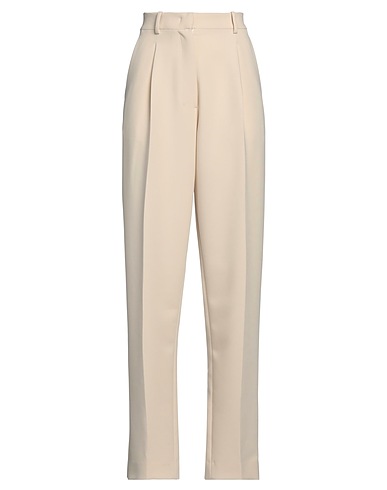 JUST CAVALLI Casual trouser Ivory 78% Polyester, 17% Viscose, 5% Elastane