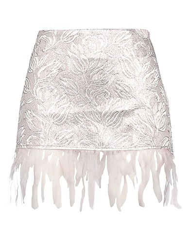 COLLINA STRADA Mini skirt Pink 100% Polyester, Silk