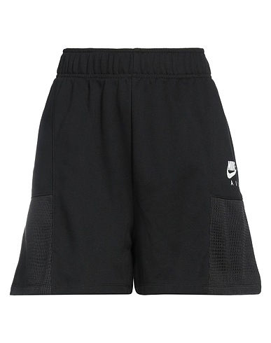 NIKE Shorts & Bermuda Black 80% Cotton, 20% Polyester