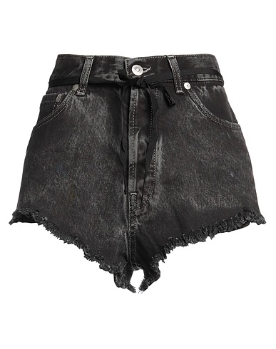 MAISON MARGIELA Denim shorts Black 100% Cotton