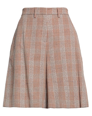 BALLANTYNE Shorts & Bermuda Khaki 80% Cotton, 12% Viscose, 7% Polyamide, 1% Elastane