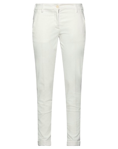 JACOB COHЁN Casual trouser White 98% Cotton, 2% Elastane