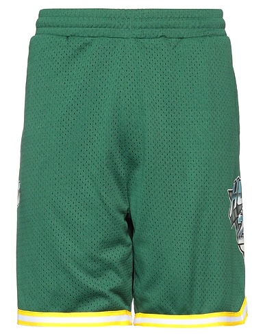 HUF Shorts & Bermuda Dark green 100% Polyester