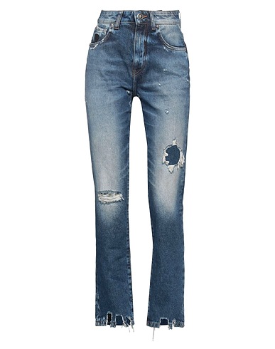 JOHN RICHMOND Denim pants Blue 100% Cotton