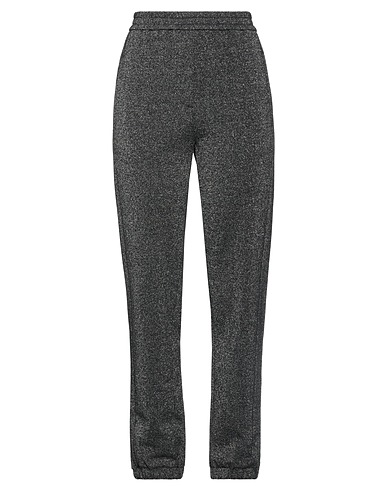 8PM Casual trouser Black 47% Recycled cotton, 23% Polyester, 10% Recycled polyamide, 10% Metallic Polyester, 10% Synthetic fibers