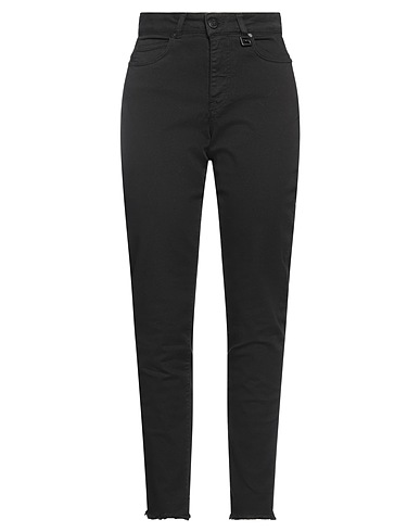 GAëLLE Paris Denim trousers Black 98% Cotton, 2% Elastane