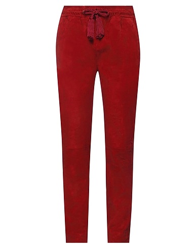 H8LI Paris Pantalone Mattone 100% Pelle di agnello