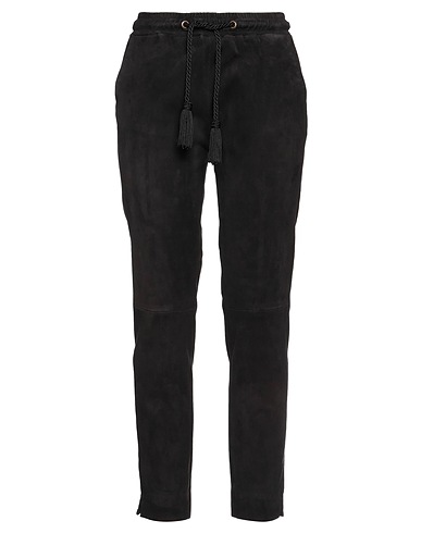 H8LI Paris Casual pants Black 100% Lambskin
