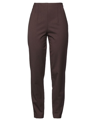 PATRIZIA PEPE Casual trouser Brown 53% Polyester, 43% Wool, 4% Elastane