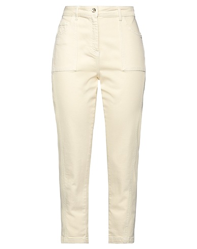 PATRIZIA PEPE Casual trouser Beige 99% Cotton, 1% Elastane