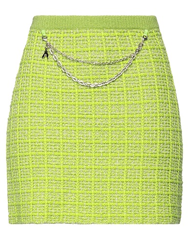 PATRIZIA PEPE Mini skirt Green 56% Cotton, 22% Polyamide, 16% Viscose, 6% Polyester