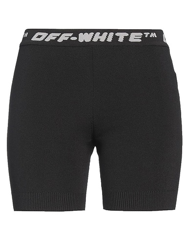 OFF-WHITE™ Shorts & Bermuda Dark green 75% Polyester, 20% Polyamide, 5% Elastane