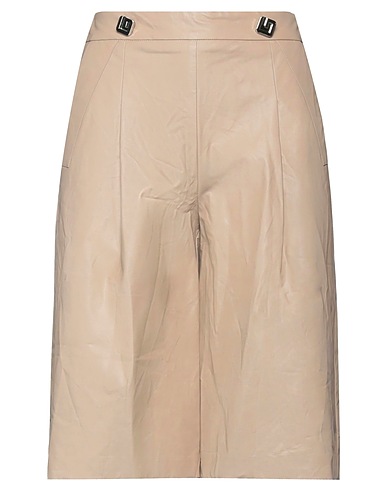 GAëLLE Paris Shorts & Bermuda Beige 100% Viscose, Polyurethane