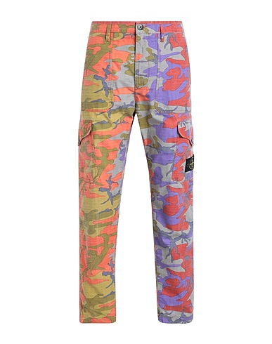 STONE ISLAND Hosen Ziegelrot 100% Polyamid