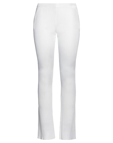 CHARLOTT Casual pants White 100% Viscose