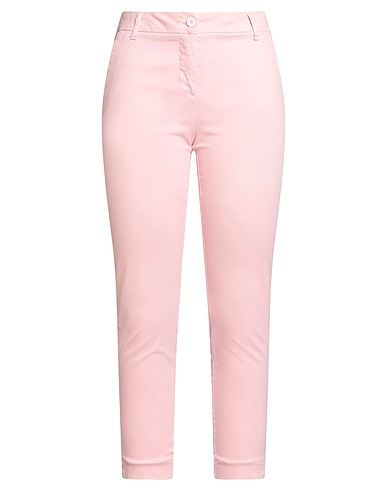 WHITE WISE Casual trouser 97% Cotton, 3% Elastic fibres