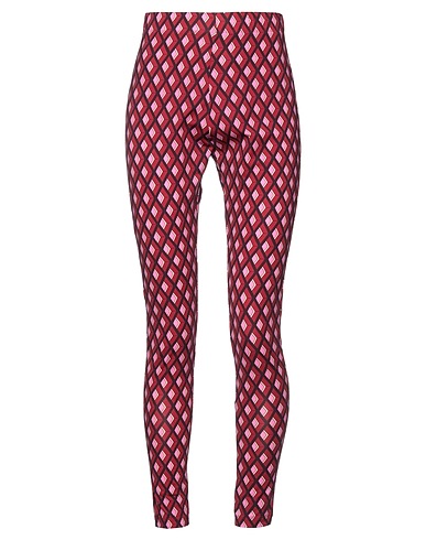 MALÌPARMI Leggings Burgundy 82% Polyamide, 18% Elastane