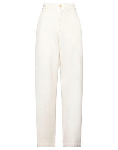 BARENA Casual trouser Ivory 97% Cotton, 3% Elastane