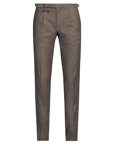 INCOTEX Casual trouser Khaki 56% Virgin Wool, 44% Cotton