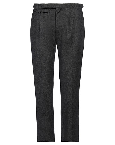 INCOTEX クラシックパンツ チャコール バージンウール 56% / コットン 44%